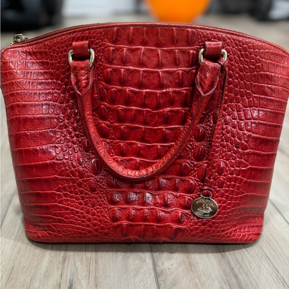 Red Brahmin bag Authentic